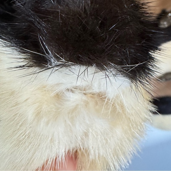 Vintage Mink Coat Saks Fifth Avenue Real Fur Stripe Blonde Retro 1960s Mod Small - Picture 11 of 15